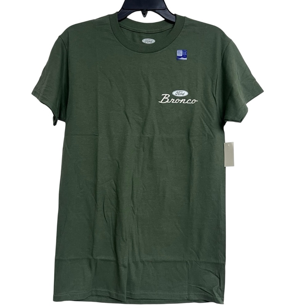 NWT Ford‎ Bronco Relaxed Dark Green Tee Short Sleeve Shirt XS Unisex